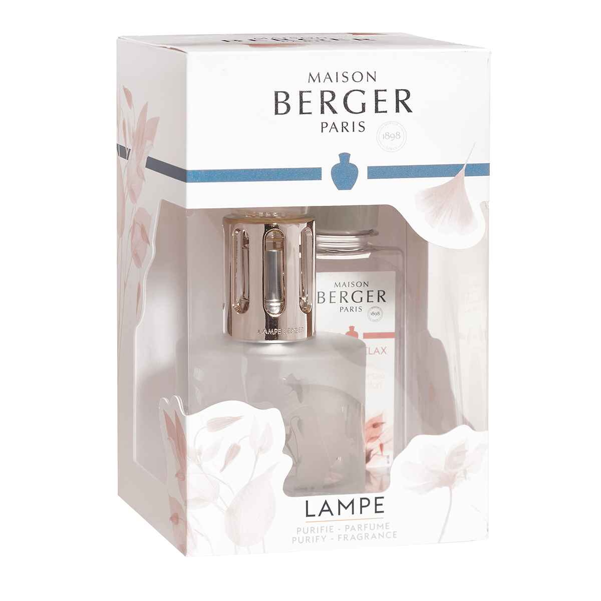 Maison Berger Aroma Relax Flowery Frosted Lampe Kit