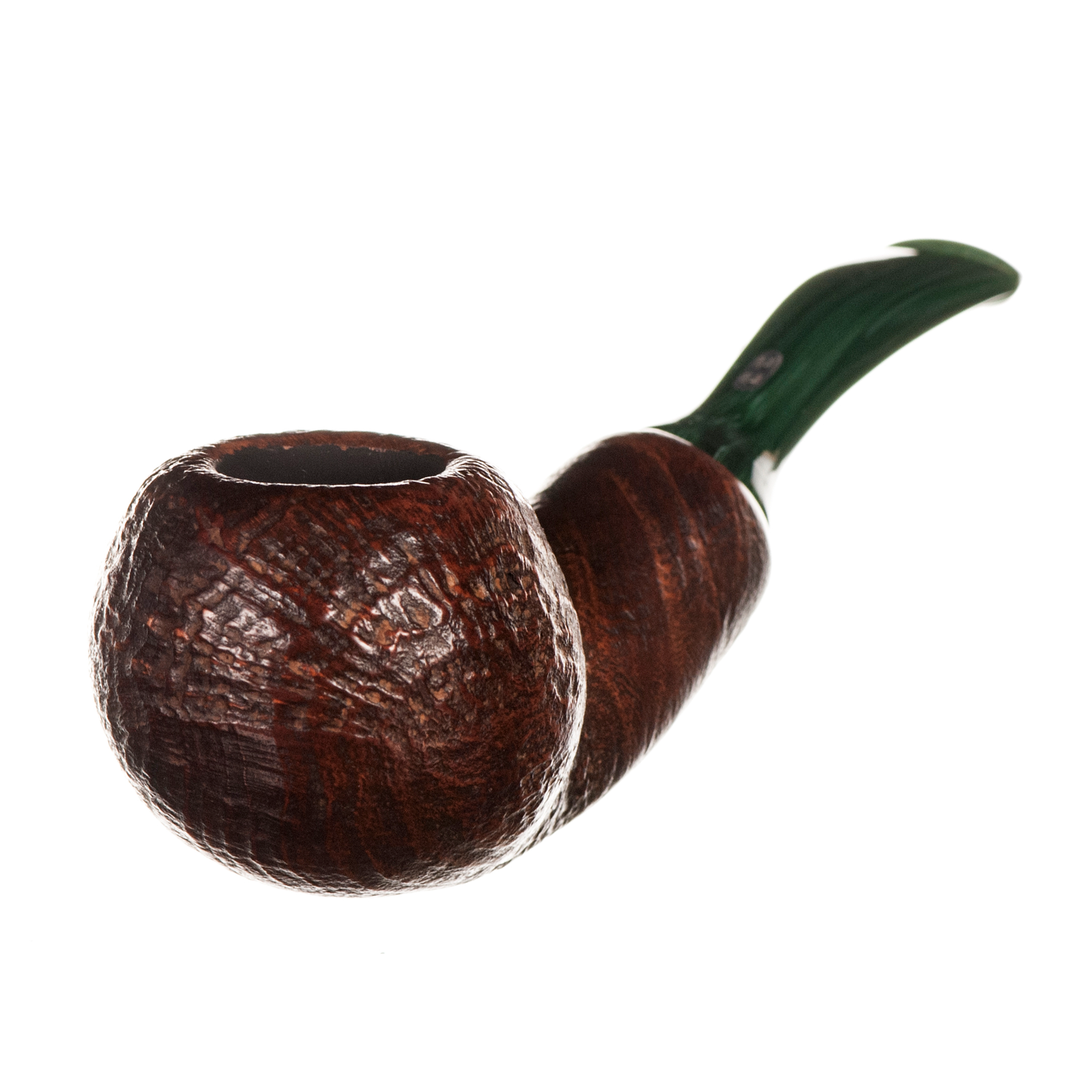 Chacom Reverse Calabash Brown Sandblast Pipe