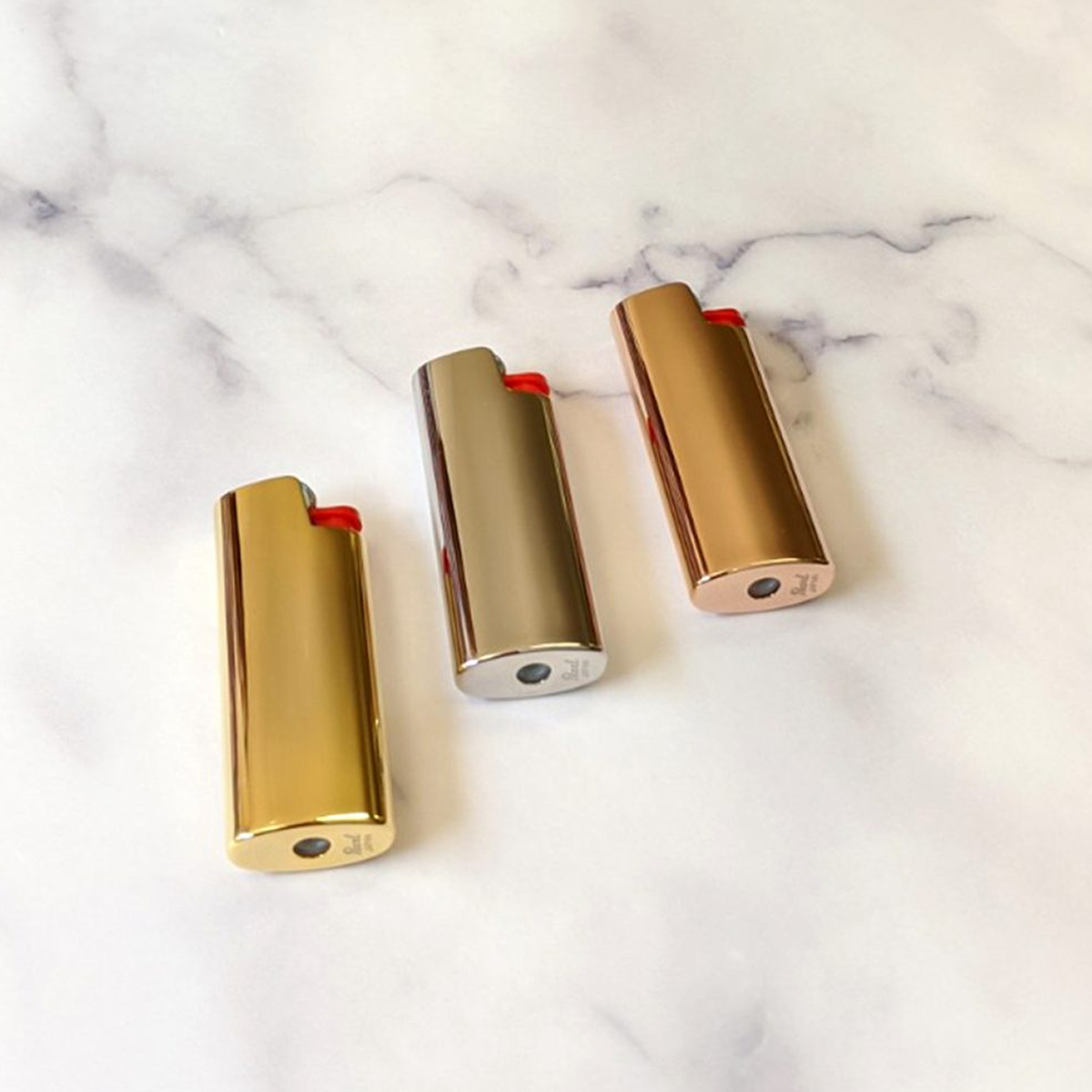 Brass Bic Lighter Holder