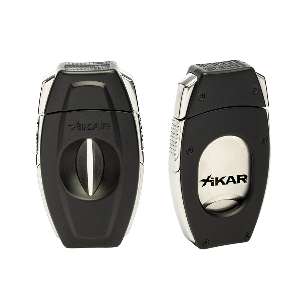 Xikar Flip Dual Guillotine & V-Cut Cigar Cutter