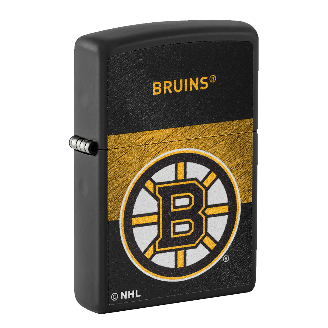 NHL Boston Bruins Black Jersey Design Zippo Lighter