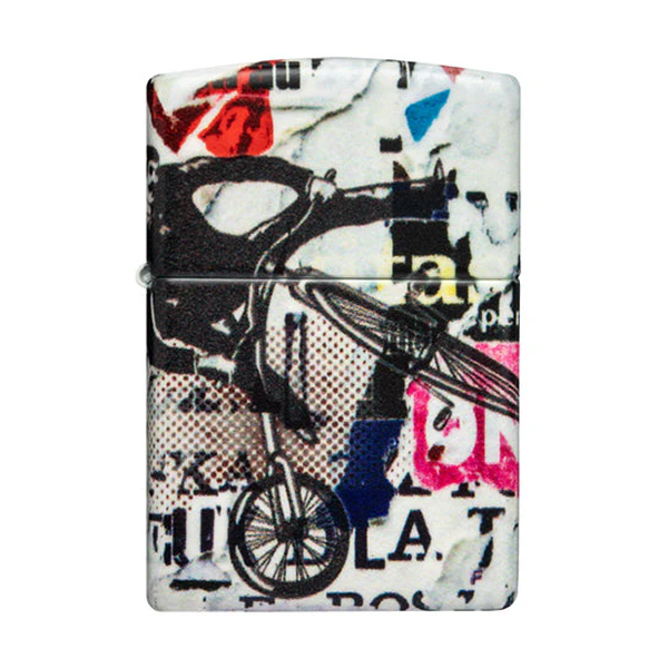 Pop Art Bike Zippo