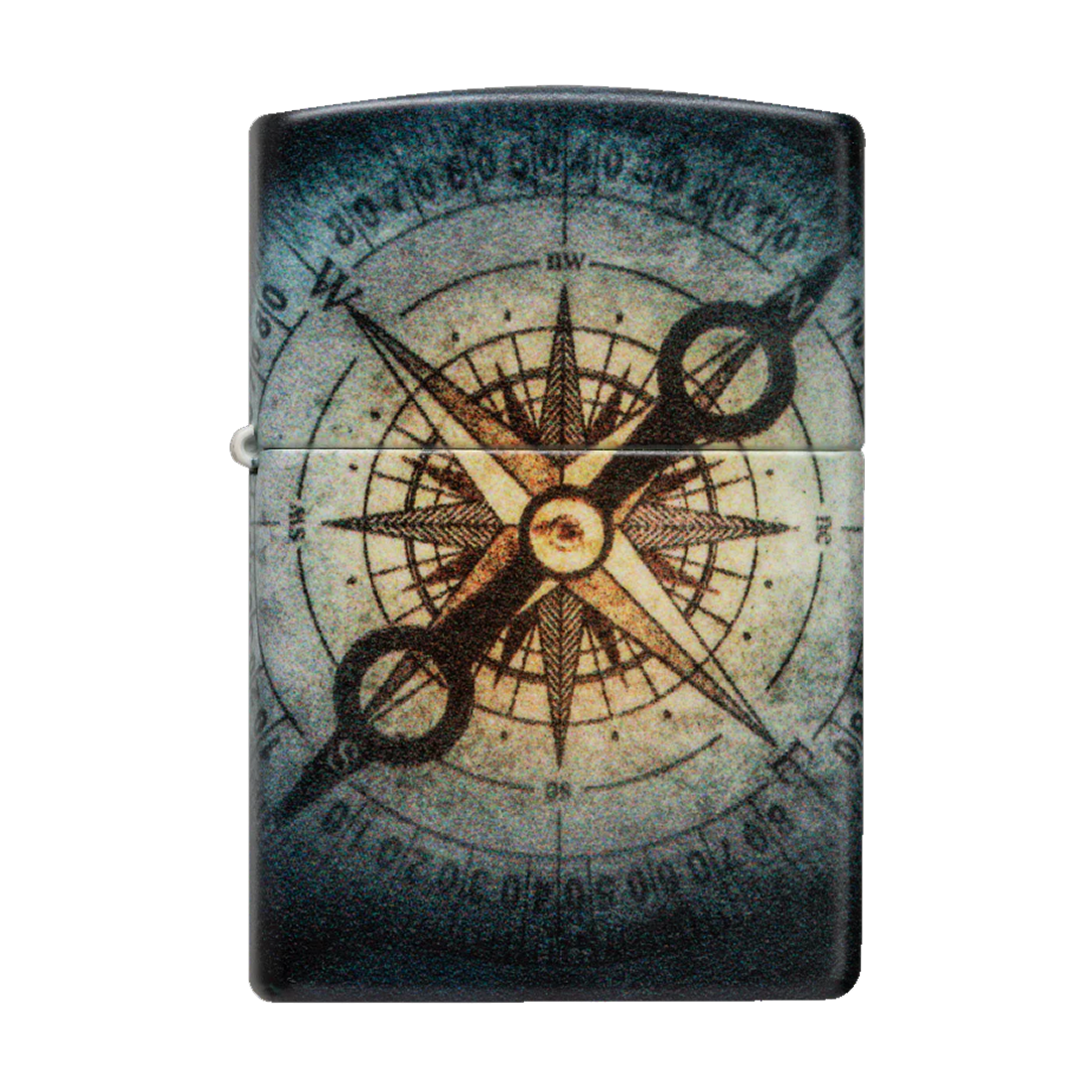 Compass & Ghost Glow in the Dark Zippo