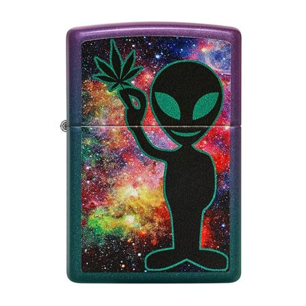 Alien Weed in Space Zippo