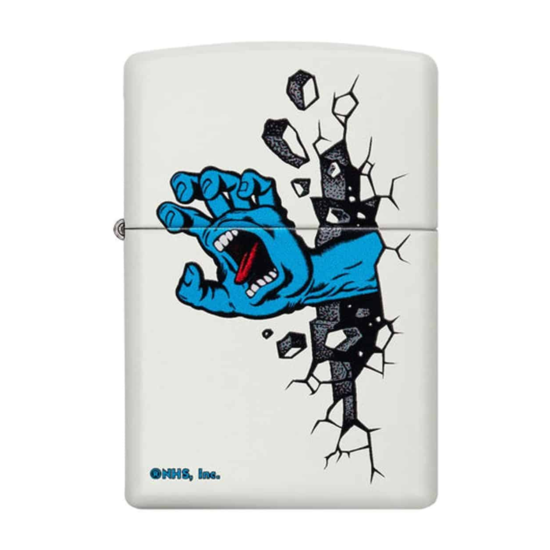 Santa Cruz Skateboards Screaming Hand Through Wall Zippo